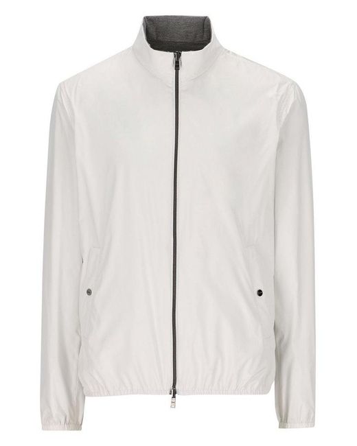 Herno Multicolor Zip-Up Reversible Jacket for men