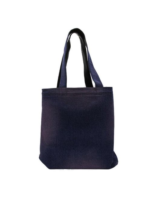 Y. Project Blue Dark Cotton Tote Bag