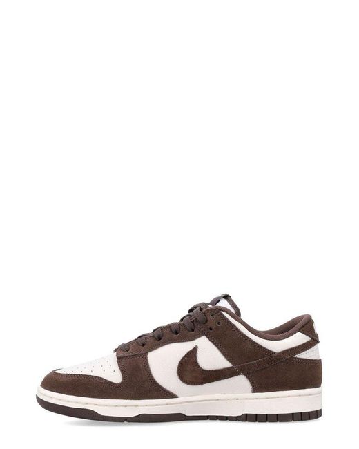 Nike Brown Dunk Low Retro Lace-Up Sneakers