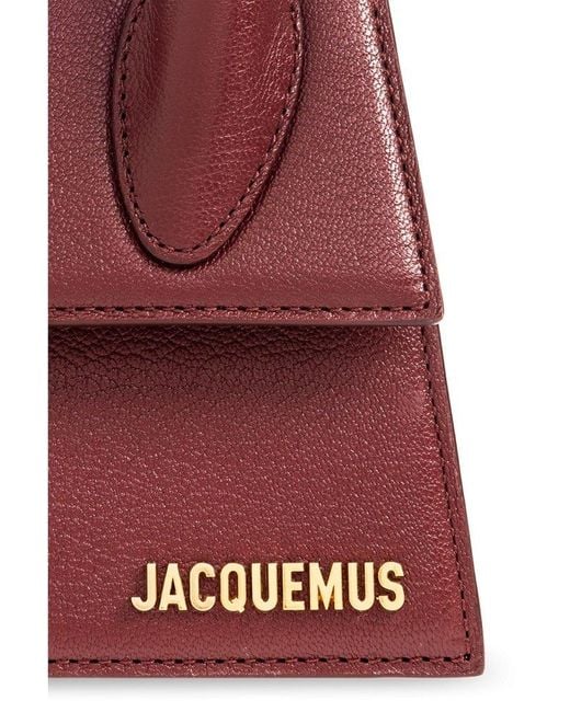 Jacquemus Red Le Chiquito Moyen Signature Handbag