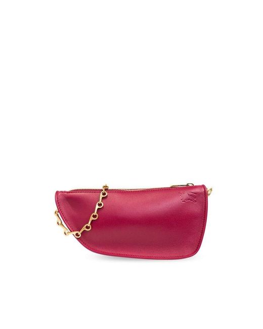 Burberry Pink ‘Shield Micro’ Shoulder Bag