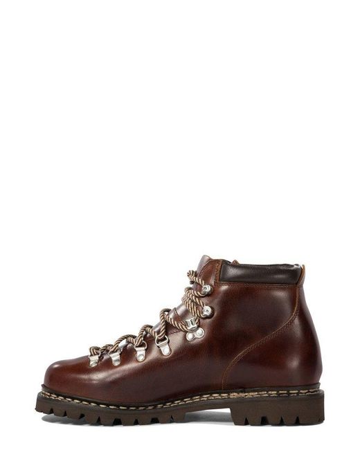 Paraboot Brown Avoriaz Lace-Up Hiking Boots for men