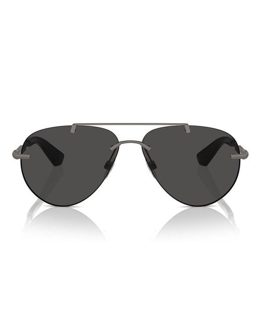 Burberry Black Aviator Sunglasses