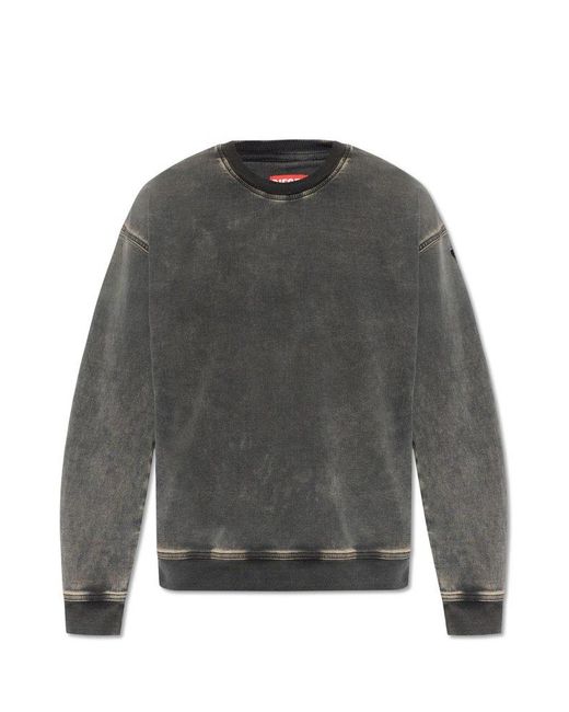 DIESEL Gray 'd-krib' Sweatshirt, for men
