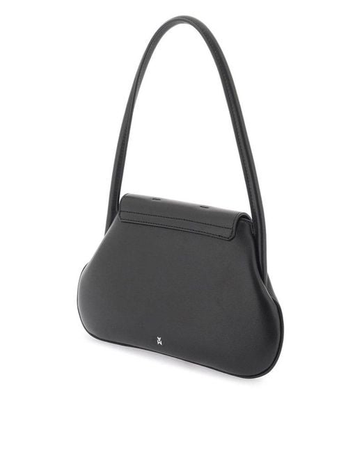 AMINA MUADDI Black Gemini Flat Shoulder Bag