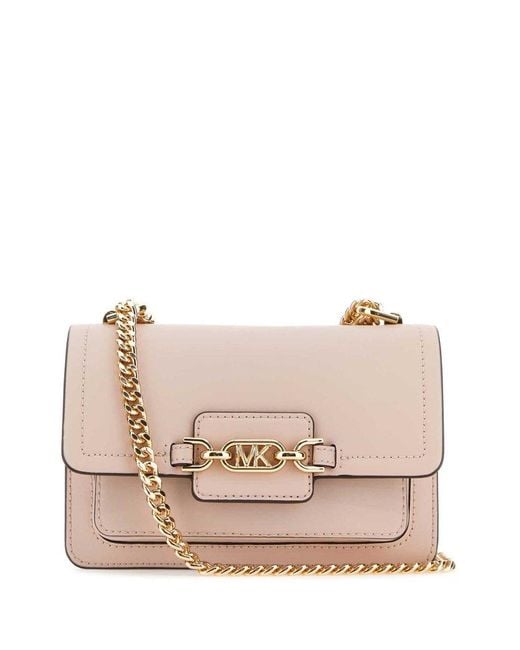 MICHAEL Michael Kors Pink Heather Extra-small Leather Crossbody Bag