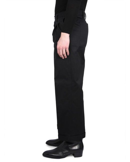 PT Torino Black Reworked Tailored Pants for men