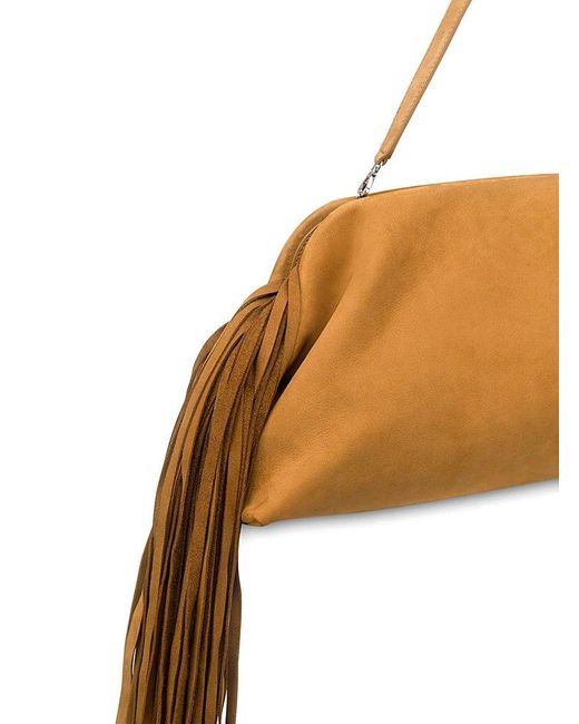 Philosophy Di Lorenzo Serafini Brown Fringe Clutch