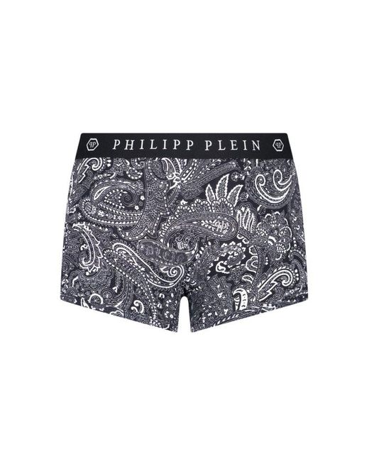 Philipp Plein Gray "briefs" Boxers for men