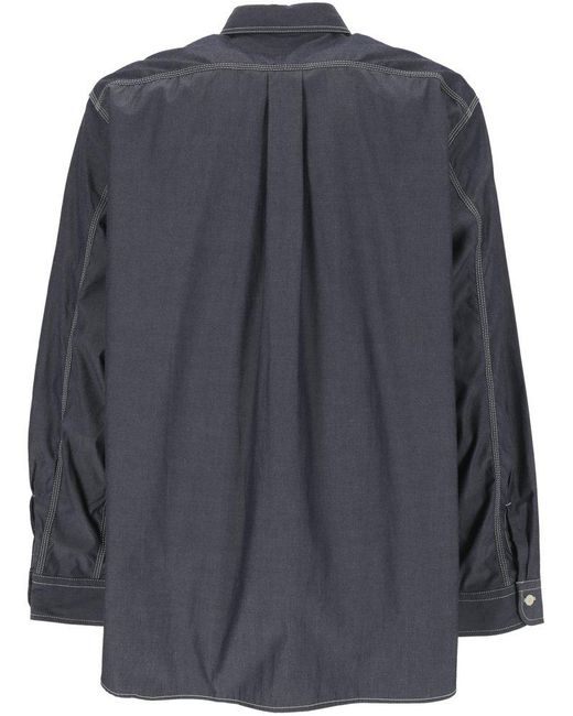 Junya Watanabe Black Button-Down Shirt for men