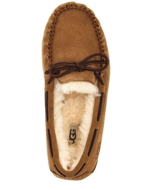 Ugg Brown Dakota Lace-Up Slippers