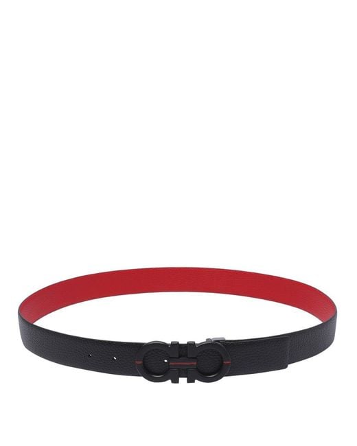 Ferragamo Red Belts for men