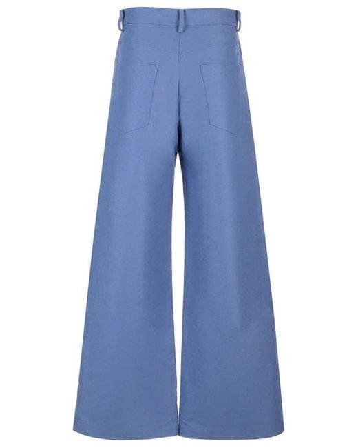 Marni Blue Wide-leg Trousers