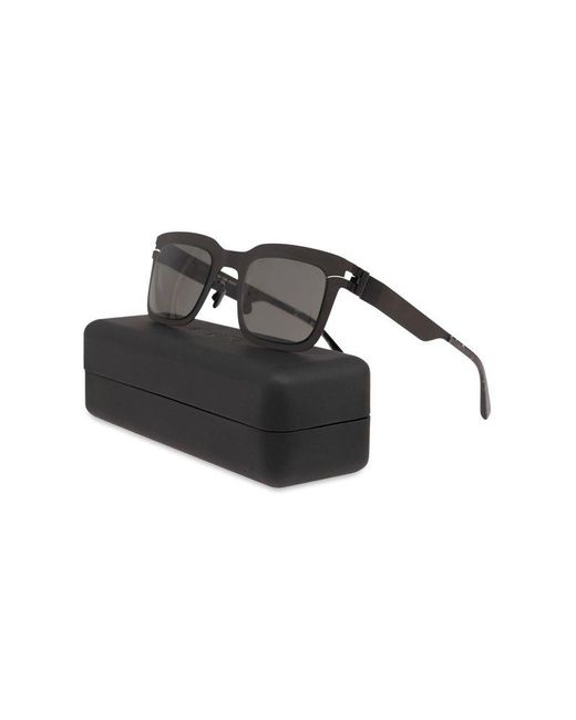 Mykita Black Norfolk Square-frame Sunglasses