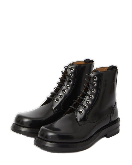 Dior Black Carlo Lace-up Boots for men