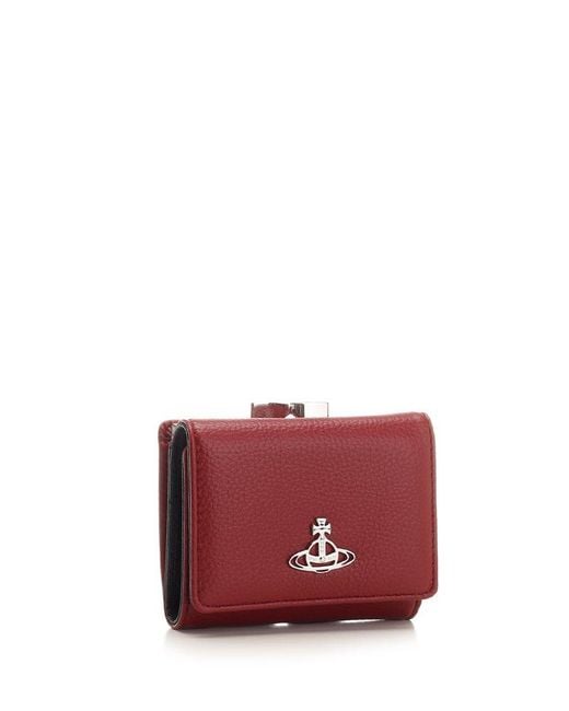 Vivienne Westwood Red Trifold Wallet