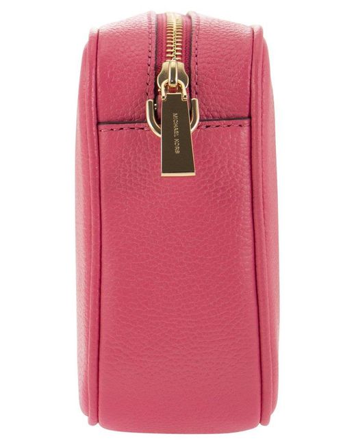 Michael Kors Pink Ginny - Leather Crossbody Bag