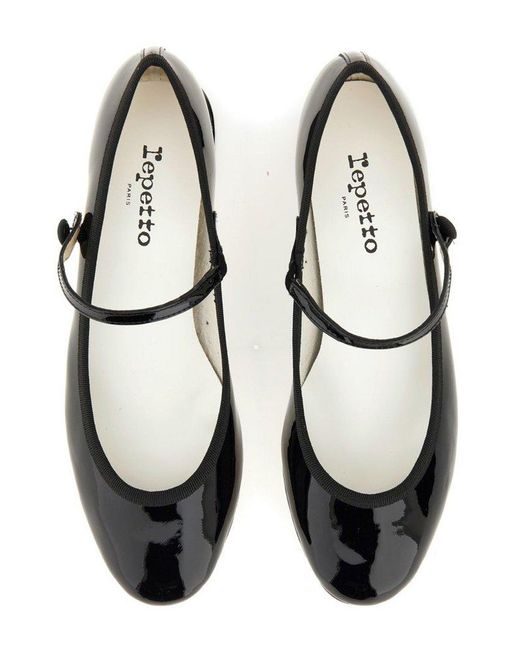 Repetto Black Mary Jane Ballet Flats