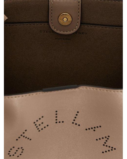 Stella McCartney Brown Logo Handbag