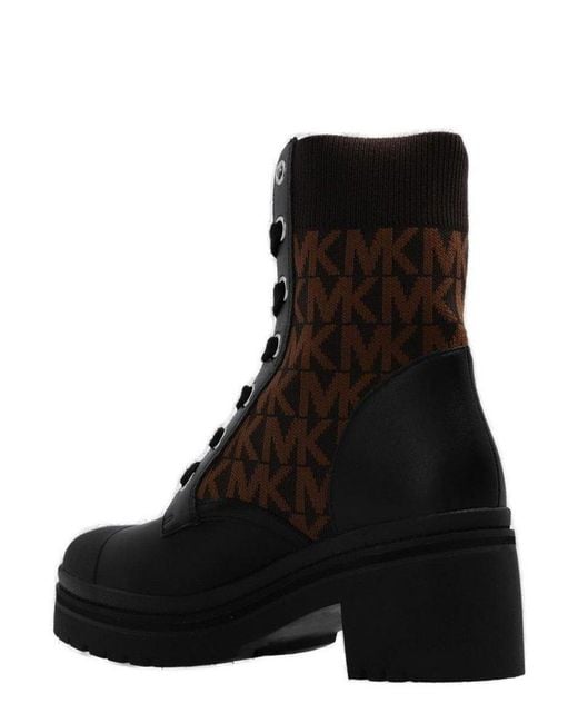 Michael Kors Black Brea Heeled Ankle Boots