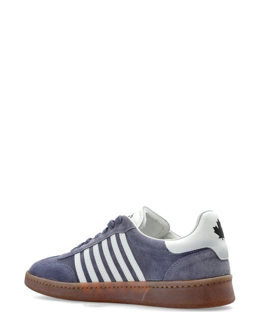 DSquared² White Boxer Low-Top Sneakers for men