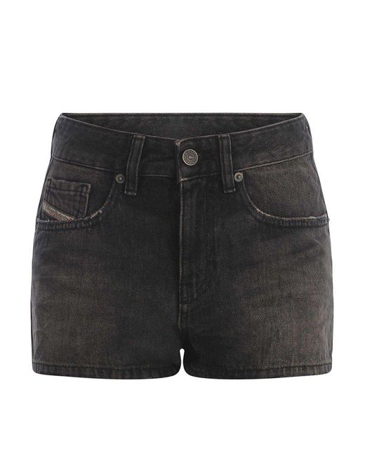 DIESEL Black Shorts "De-Yuba"