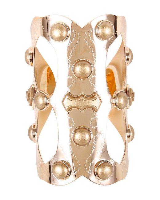 Etro Metallic Stone Embellished Bracelet