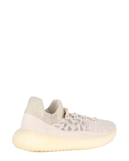 Adidas Pink Yeezy Boost 350 V2 Cmpct Lace-Up Sneakers