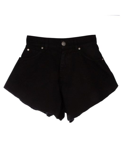 Pinko Butterfly High-waisted Shorts in Black | Lyst