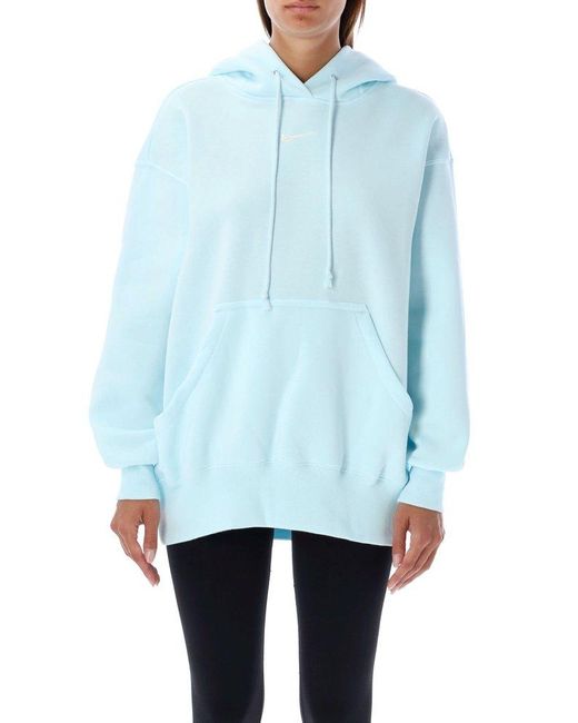 Nike Blue Sportswear Phoenix Fleece Oversized Hoodie