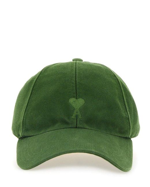 AMI Green Adc Logo Baseball Hat