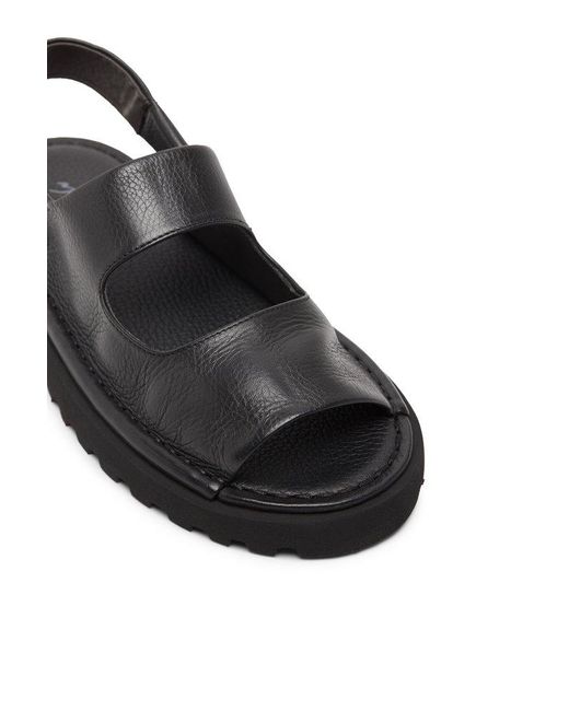Marsèll Black Sanpomice Slingback Sandals
