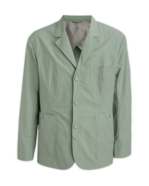 Dior Green Single-breasted Long-sleeved Jacket for men