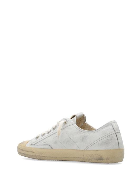 Golden Goose Deluxe Brand White V-star Low-top Sneakers