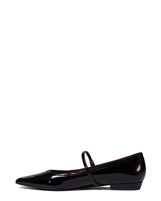 Tory Burch Black Double T Buckle Mary Jane Shoes