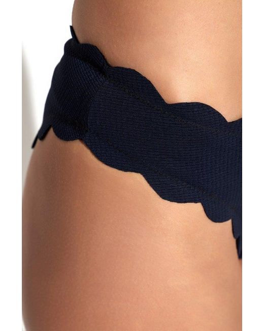 Marysia Swim Blue Scalloped Edge Activewear