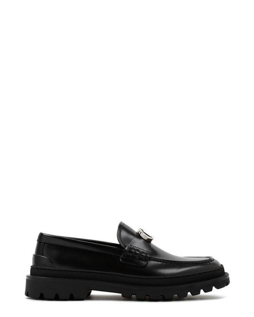 Dior Black Explorer Loafers for men