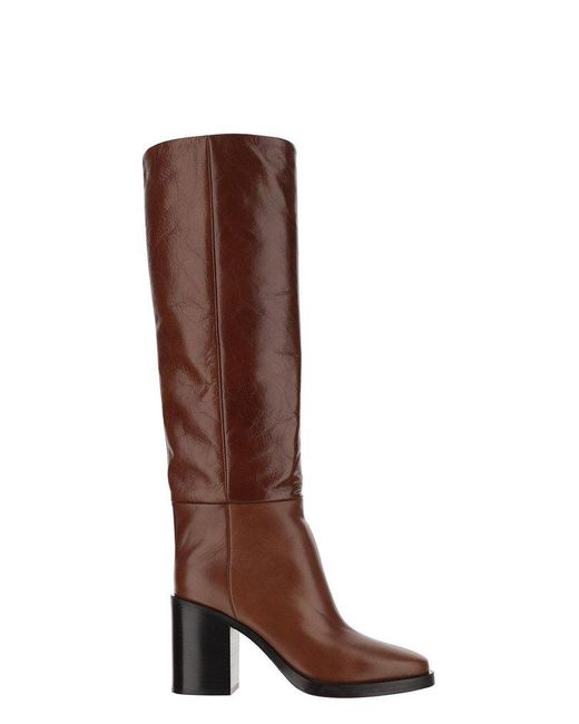 Paris Texas Brown Ophelia Knee-high Boots