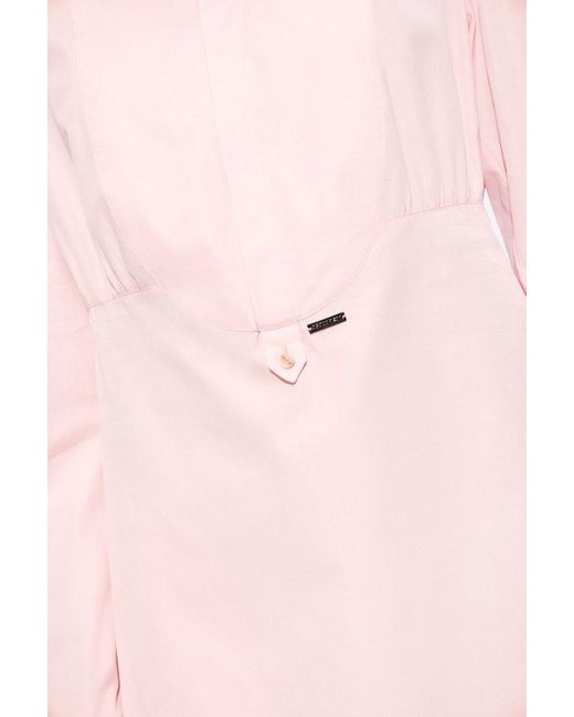 DSquared² Pink Shirt Dress