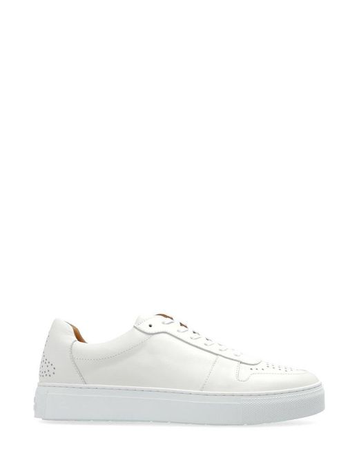 Vivienne Westwood White Orb Printed Low-Top Sneakers