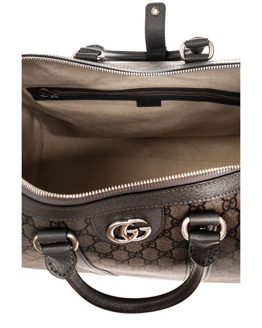 Gucci Gray 'ophidia Large' Duffel Bag for men