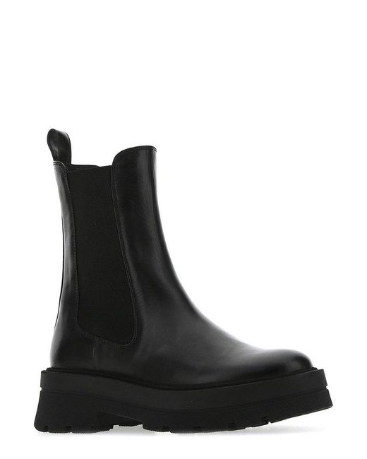 BOSS by HUGO BOSS Slip-on Chelsea Boots in Black | Lyst