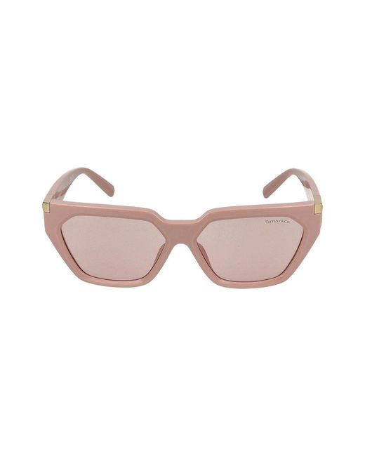 Tiffany & Co Pink Cat-eye Frame Sunglasses