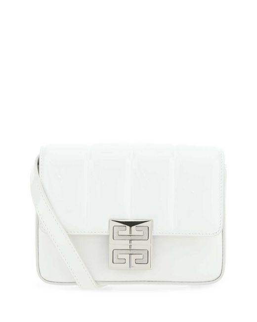 Givenchy Leather Small 4g Crossbody Bag in White - Save 19% - Lyst