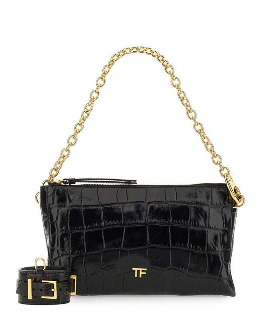 ショルダーバッグ・ポシェット TOM FORD Woman Shoulder bag Black L1760LCL387X 1N001 Tom Ford Outlet: Shoulder bag woman - Black | Tom Ford