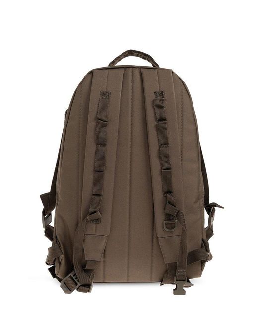 Balenciaga Brown Backpack With Logo for men