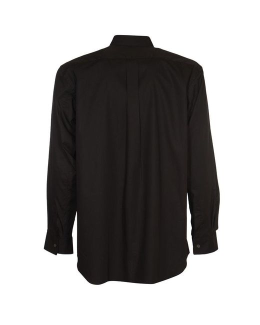 Comme des Garçons Black Long-Sleeved Shirt for men