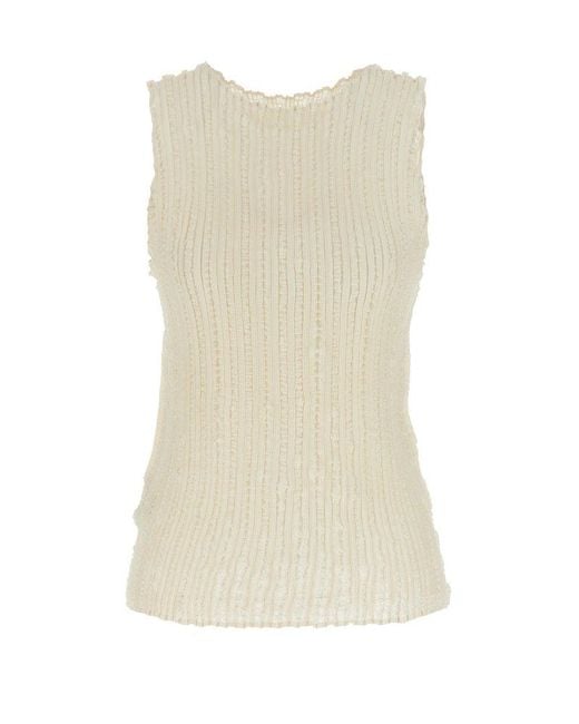 Issey Miyake Natural 'Jellyfish Pleats' Top