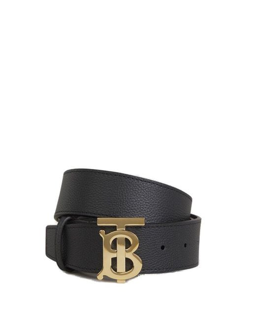 Burberry Black Reversible Leather Belt for men