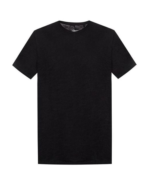 Rag & Bone Black Crewneck Short-Sleeved T-Shirt for men